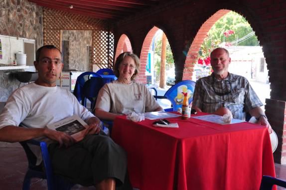 Encontro com americanos em San Ignacio, na Baja California - México